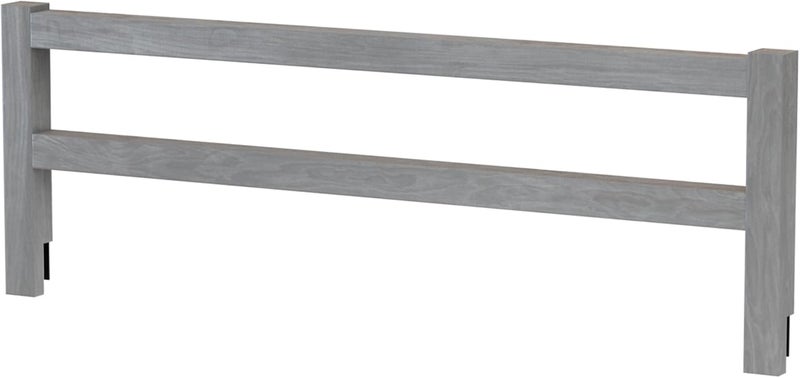 CC KITS Safety Guard Rail for Baby, Kids, and Children - Solid Wood Safety Bed Rail for Toddlers - Easy Installation - Premium Protection for Bunk, Twin, Full, Queen and King Size Beds - (Steel / Storm Grey) - Image 1